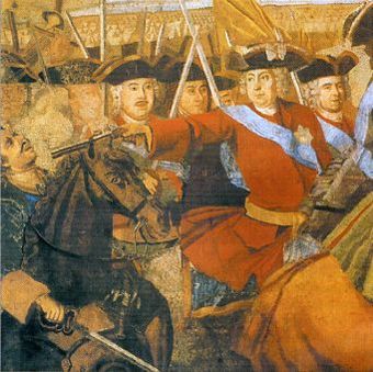 • М.В. Ломоносов. Полтавская битва. Мозаика. 1761-1765 гг.